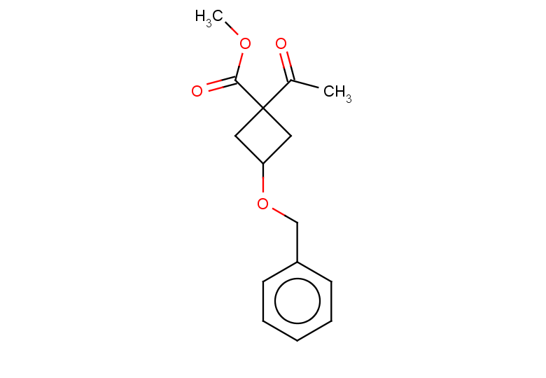 methyl 1-acetyl-3-(benzyloxy)cyclobutane-1-carboxylate