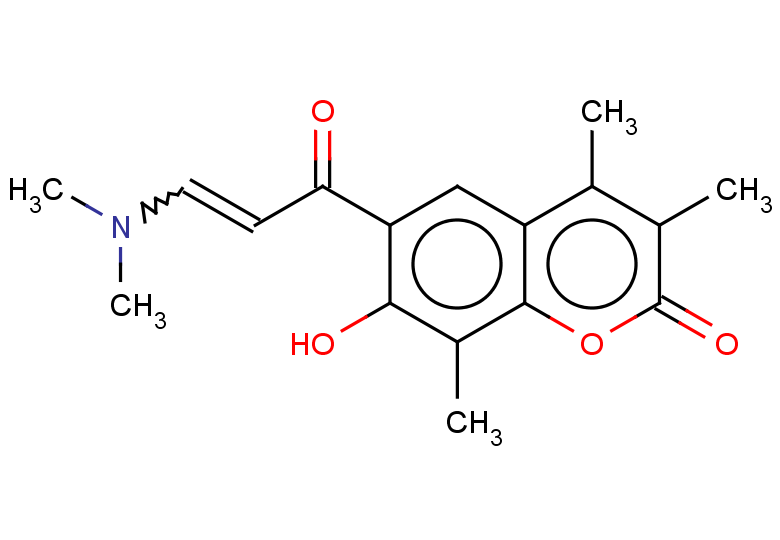 6-[3-(dimethylamino)prop-2-enoyl]-7-hydroxy-3,4,8-trimethyl-2H-chromen-2-one