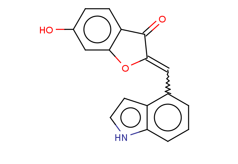 6-hydroxy-2-[(1H-indol-4-yl)methylidene]-2,3-dihydro-1-benzofuran-3-one