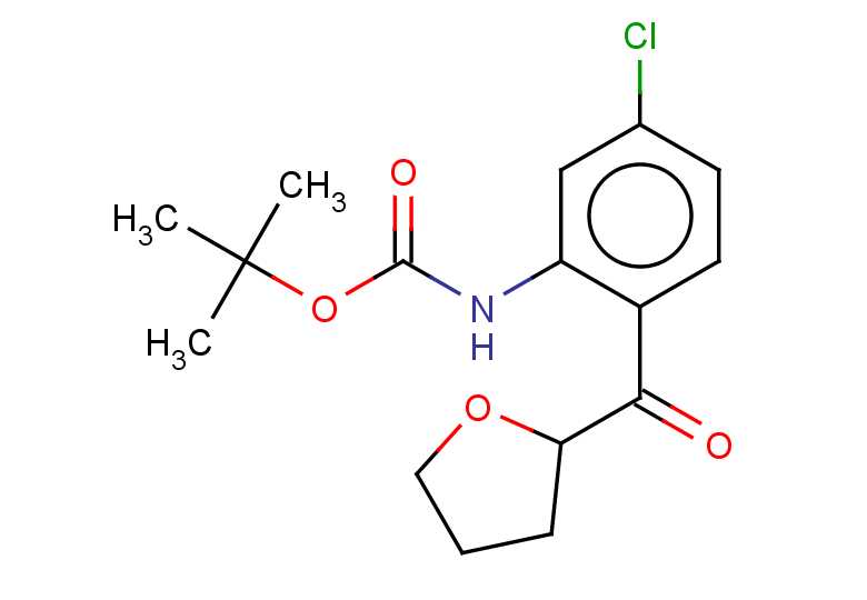 tert-butyl N-[5-chloro-2-(oxolane-2-carbonyl)phenyl]carbamate