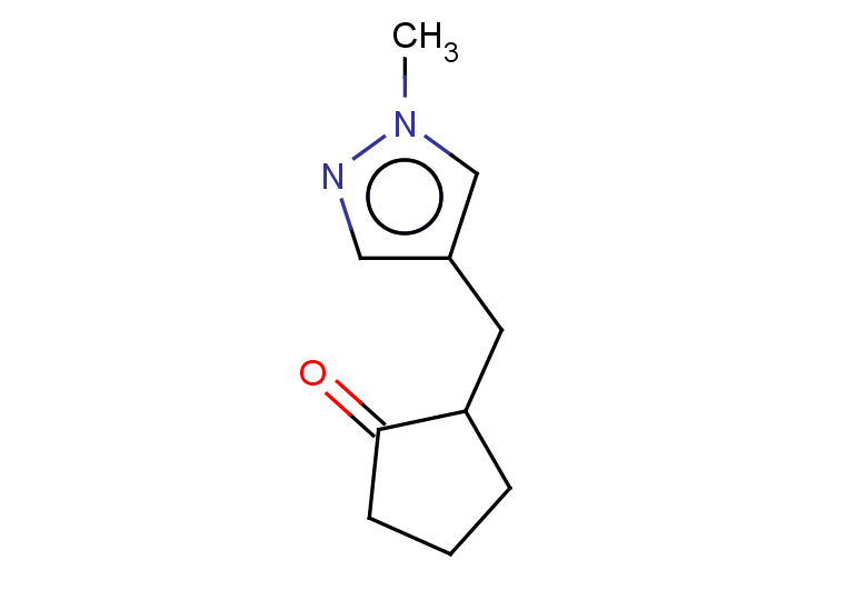 2-[(1-methyl-1H-pyrazol-4-yl)methyl]cyclopentan-1-one