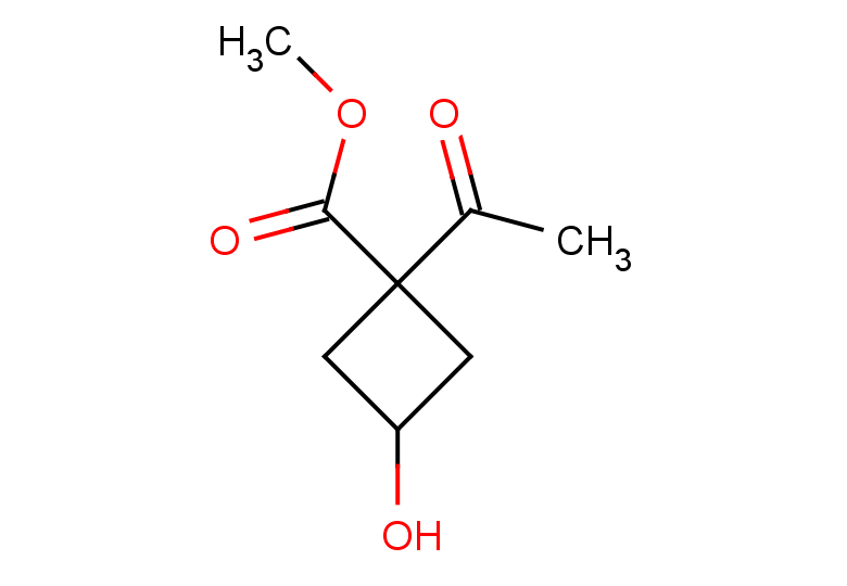 methyl 1-acetyl-3-hydroxycyclobutane-1-carboxylate