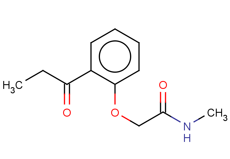 N-methyl-2-(2-propanoylphenoxy)acetamide