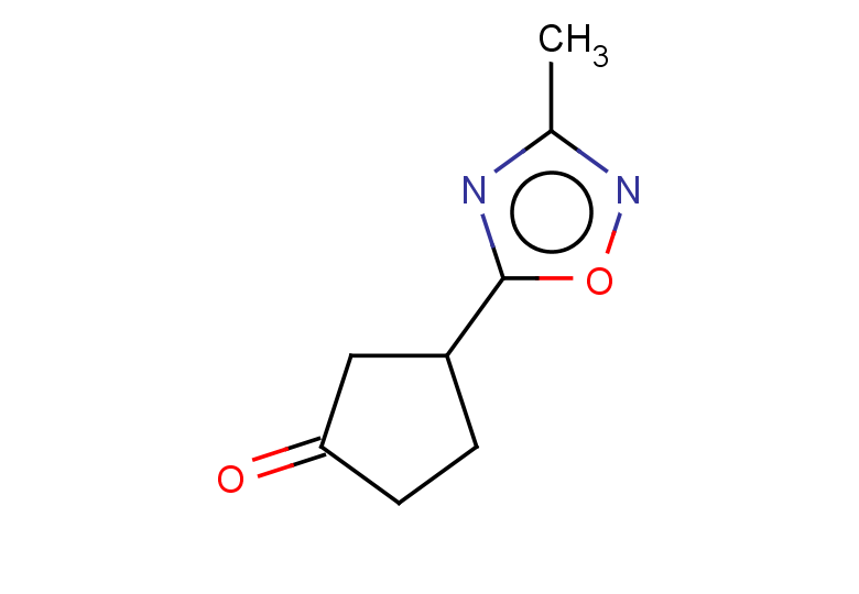 3-(3-methyl-1,2,4-oxadiazol-5-yl)cyclopentan-1-one