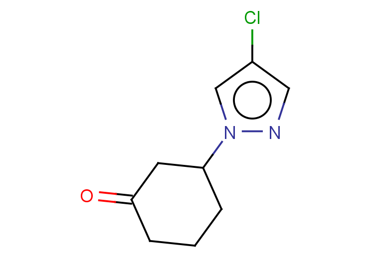 3-(4-chloro-1H-pyrazol-1-yl)cyclohexan-1-one