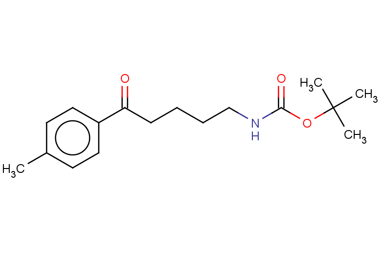 tert-butyl N-[5-(4-methylphenyl)-5-oxopentyl]carbamate