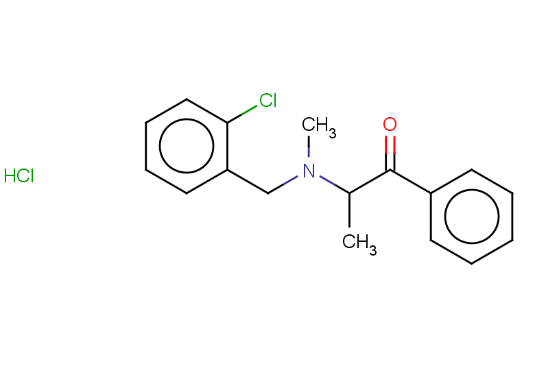 2-{[(2-chlorophenyl)methyl](methyl)amino}-1-phenylpropan-1-one hydrochloride