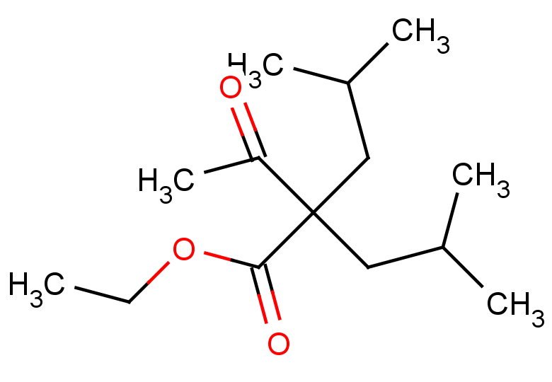ethyl 2-acetyl-4-methyl-2-(2-methylpropyl)pentanoate