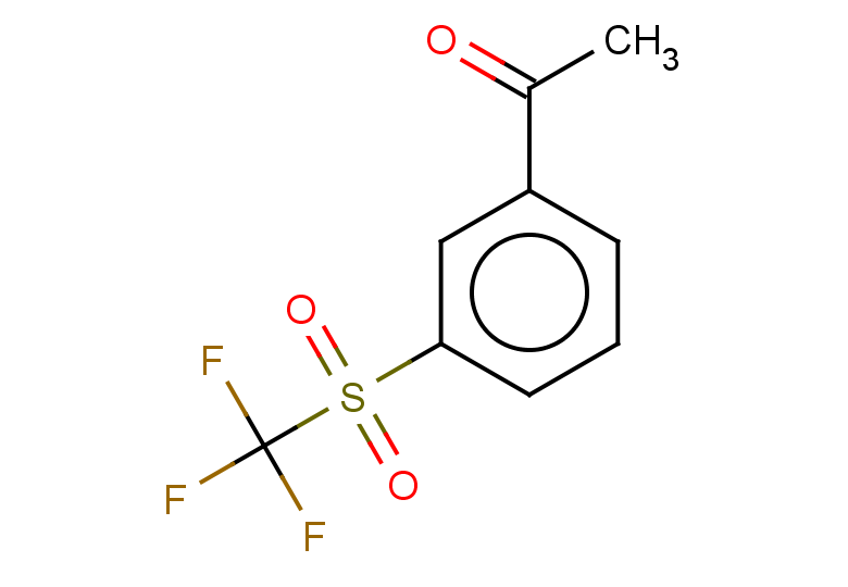 1-(3-trifluoromethanesulfonylphenyl)ethan-1-one