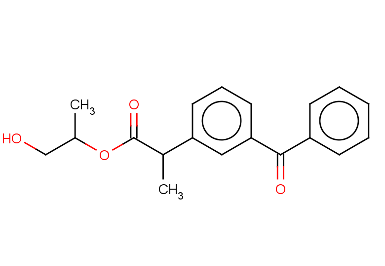 1-hydroxypropan-2-yl 2-(3-benzoylphenyl)propanoate