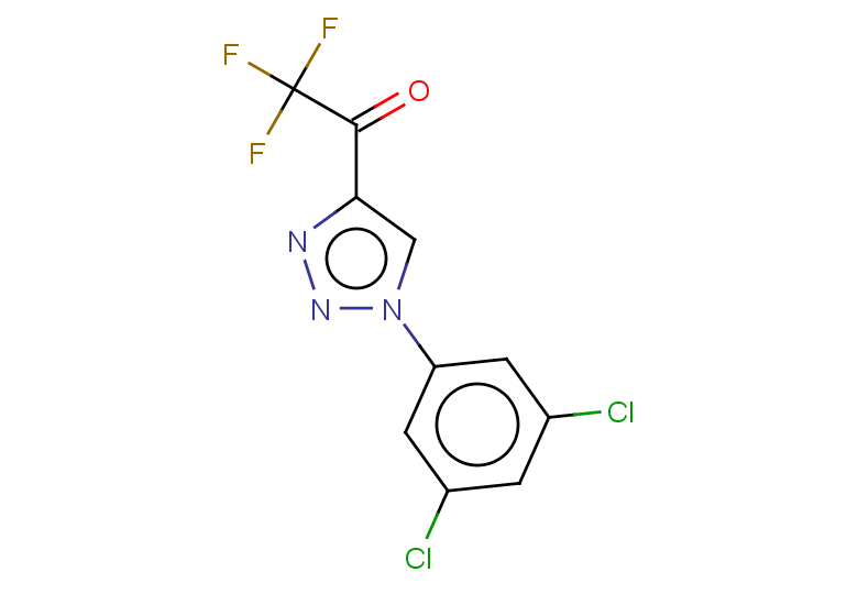 1-[1-(3,5-dichlorophenyl)-1H-1,2,3-triazol-4-yl]-2,2,2-trifluoroethan-1-one