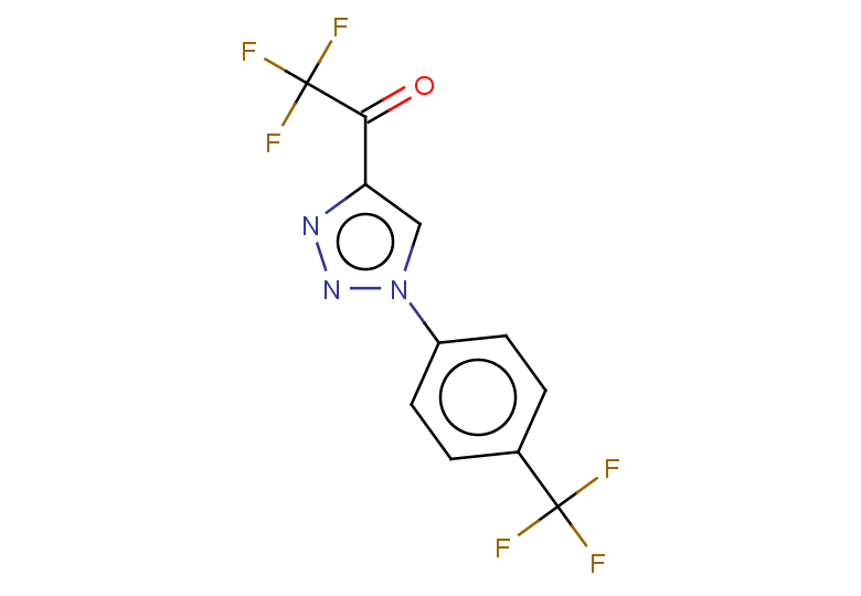 2,2,2-trifluoro-1-{1-[4-(trifluoromethyl)phenyl]-1H-1,2,3-triazol-4-yl}ethan-1-one