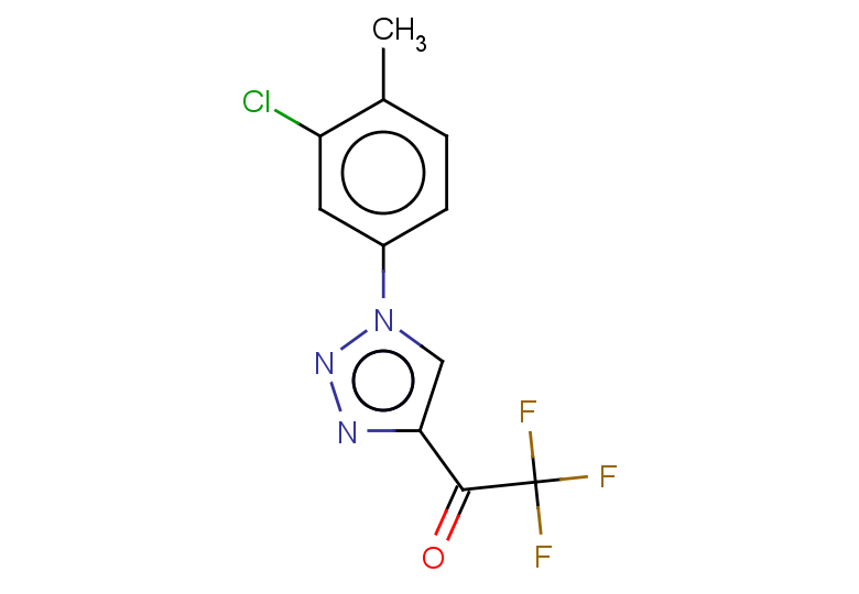 1-[1-(3-chloro-4-methylphenyl)-1H-1,2,3-triazol-4-yl]-2,2,2-trifluoroethan-1-one