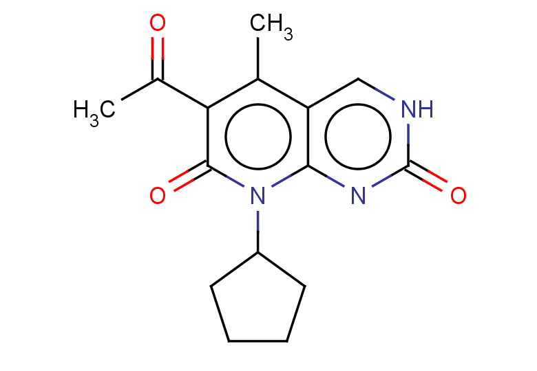6-acetyl-8-cyclopentyl-5-methyl-2H,3H,7H,8H-pyrido[2,3-d]pyrimidine-2,7-dione