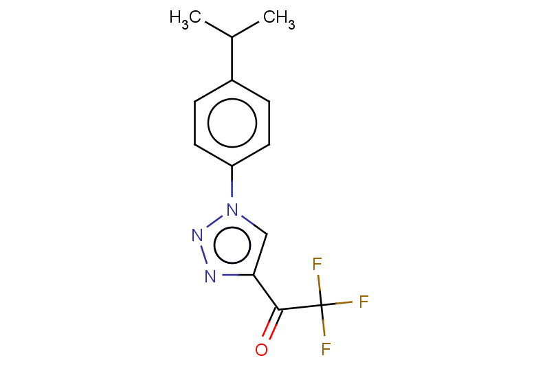 2,2,2-trifluoro-1-{1-[4-(propan-2-yl)phenyl]-1H-1,2,3-triazol-4-yl}ethan-1-one