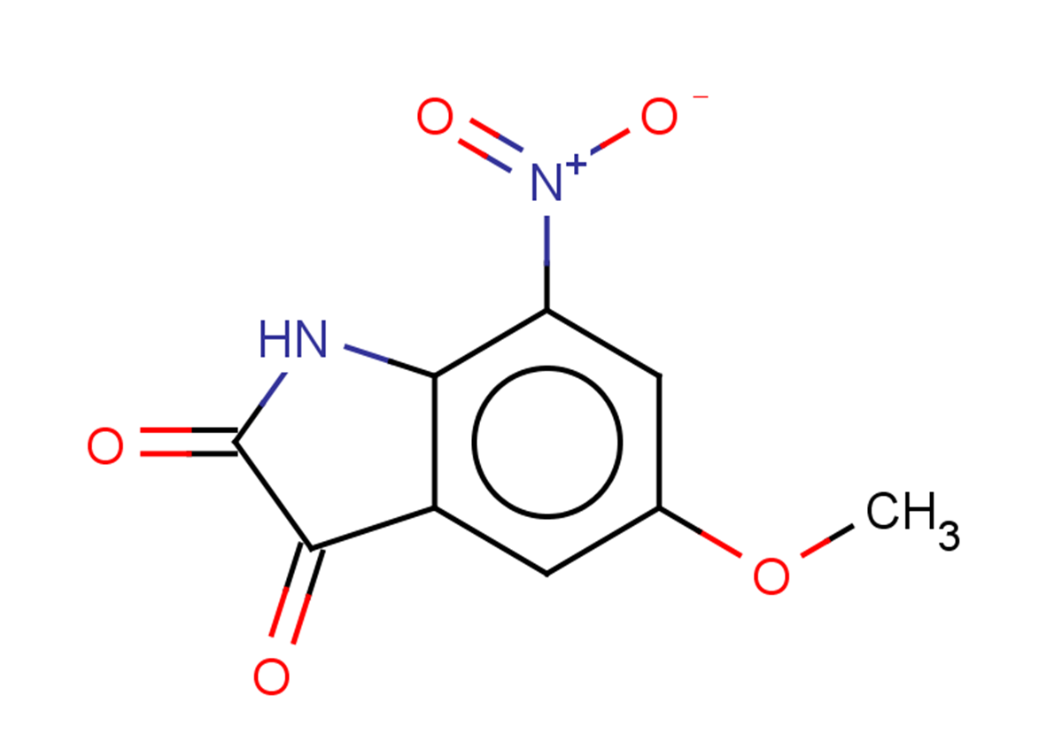 5-methoxy-7-nitro-2,3-dihydro-1H-indole-2,3-dione