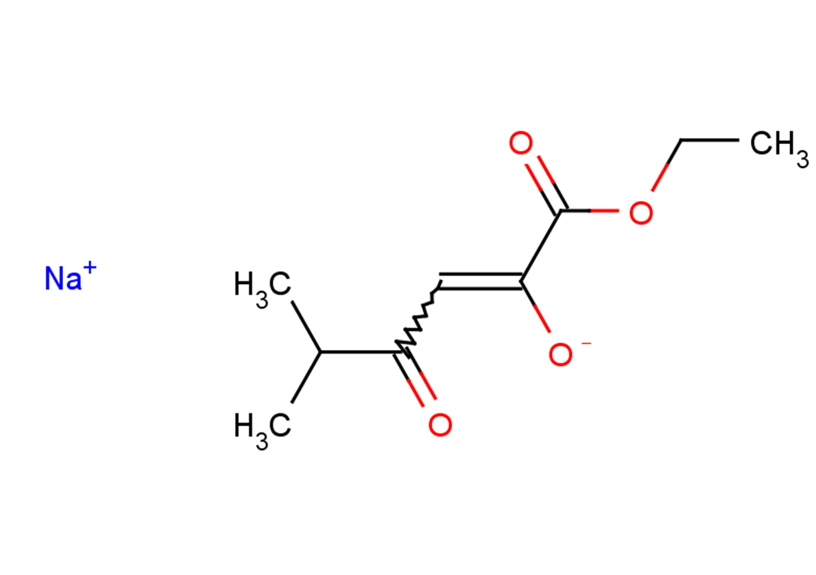 sodium 1-ethoxy-5-methyl-1,4-dioxohex-2-en-2-olate