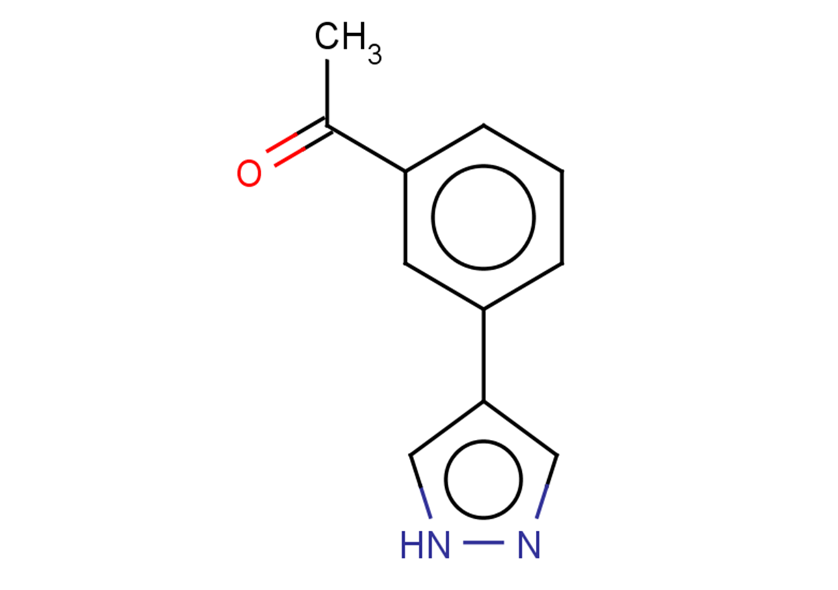 1-[3-(1H-pyrazol-4-yl)phenyl]ethan-1-one