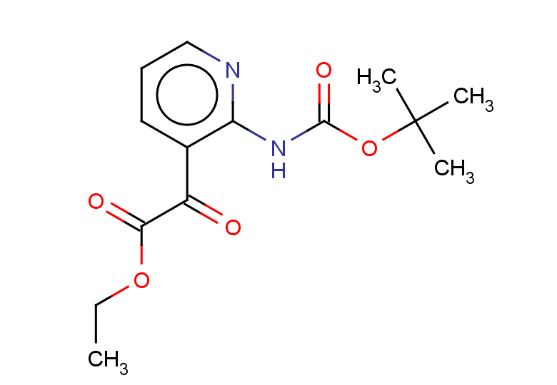 ethyl 2-(2-((tert-butoxycarbonyl)amino)pyridin-3-yl)-2-oxoacetate