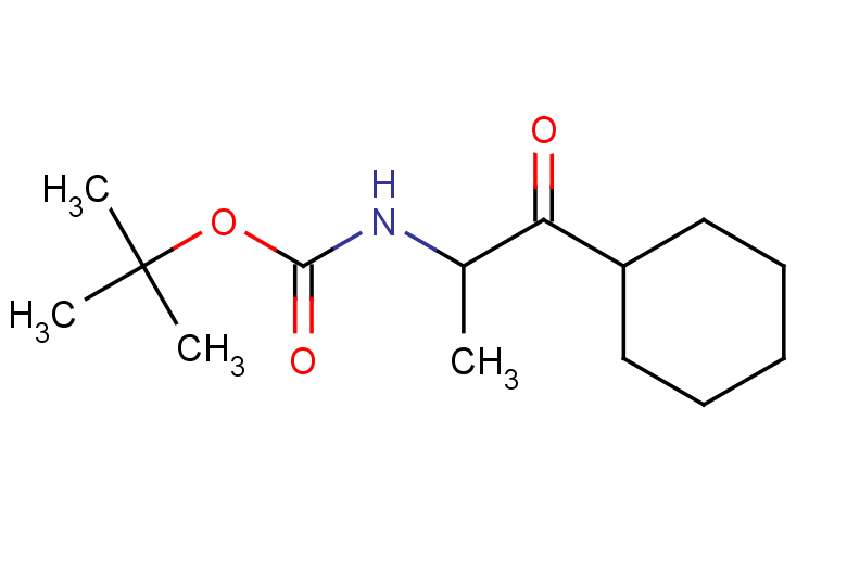 tert-butyl N-(1-cyclohexyl-1-oxopropan-2-yl)carbamate