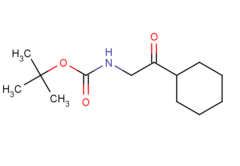 tert-butyl N-(2-cyclohexyl-2-oxoethyl)carbamate