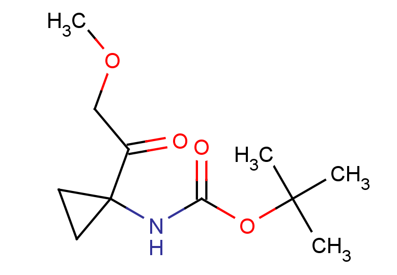tert-butyl N-[1-(2-methoxyacetyl)cyclopropyl]carbamate