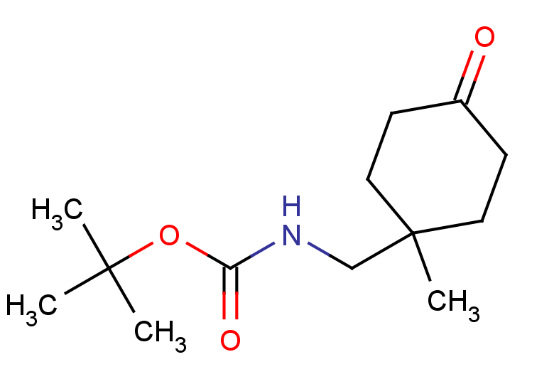 tert-butyl N-[(1-methyl-4-oxocyclohexyl)methyl]carbamate
