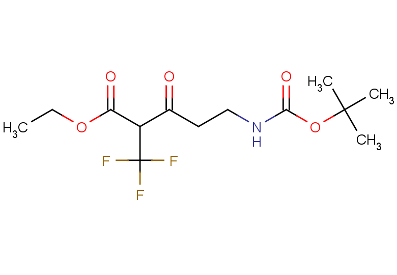 ethyl 5-{[(tert-butoxy)carbonyl]amino}-3-oxo-2-(trifluoromethyl)pentanoate