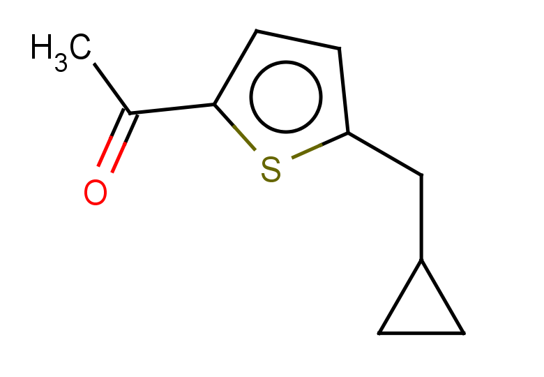 1-[5-(cyclopropylmethyl)thiophen-2-yl]ethan-1-one