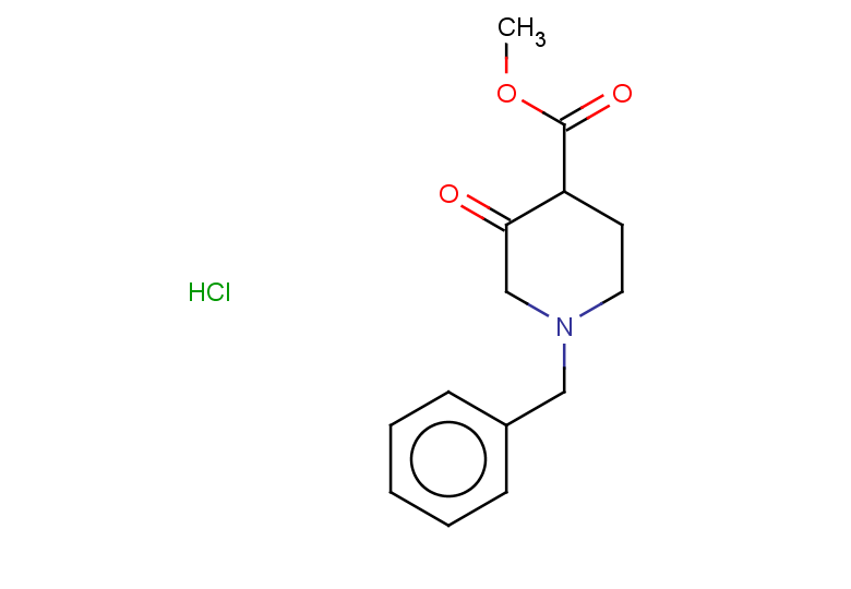METHYL 1-BENZYL-3-OXOPIPERIDINE-4-CARBOXYLATE HYDROCHLORIDE