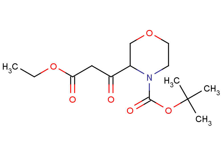 tert-butyl 3-(3-ethoxy-3-oxopropanoyl)morpholine-4-carboxylate