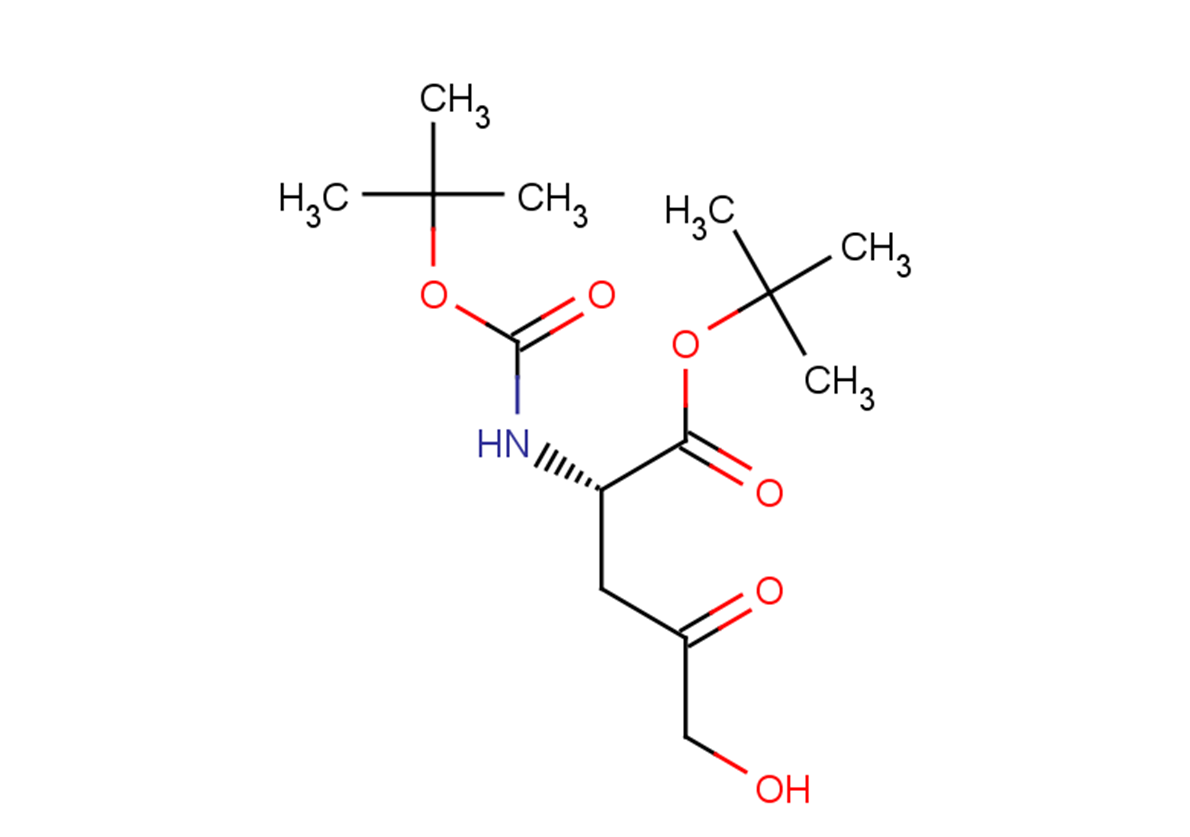 tert-butyl (2S)-2-{[(tert-butoxy)carbonyl]amino}-5-hydroxy-4-oxopentanoate