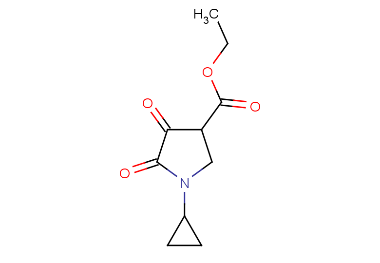 ethyl 1-cyclopropyl-4,5-dioxopyrrolidine-3-carboxylate