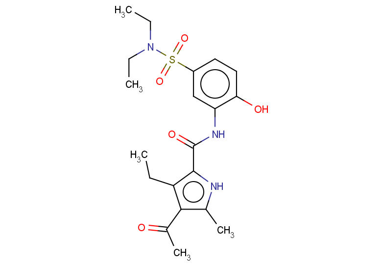 4-acetyl-N-[5-(diethylsulfamoyl)-2-hydroxyphenyl]-3-ethyl-5-methyl-1H-pyrrole-2-carboxamide