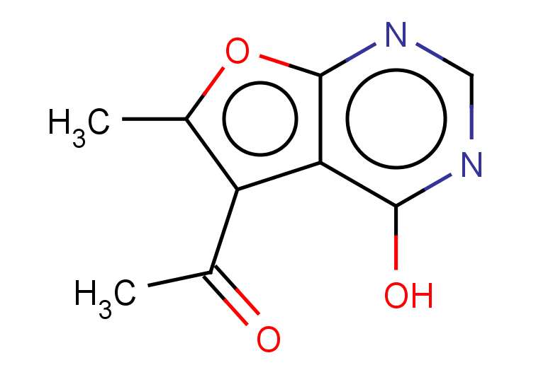 1-{4-hydroxy-6-methylfuro[2,3-d]pyrimidin-5-yl}ethan-1-one