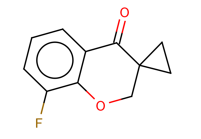 8-fluoro-2,4-dihydrospiro[1-benzopyran-3,1'-cyclopropan]-4-one