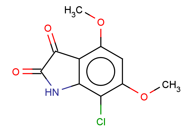 7-chloro-4,6-dimethoxy-2,3-dihydro-1H-indole-2,3-dione