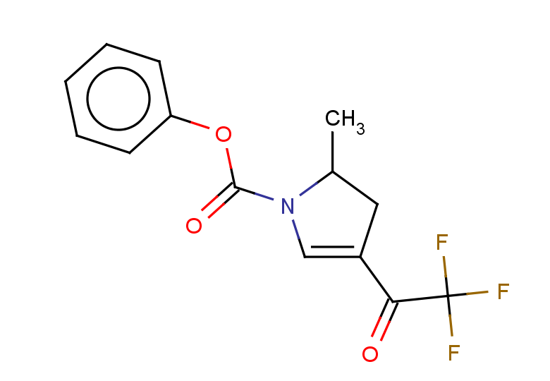 phenyl 2-methyl-4-(trifluoroacetyl)-2,3-dihydro-1H-pyrrole-1-carboxylate