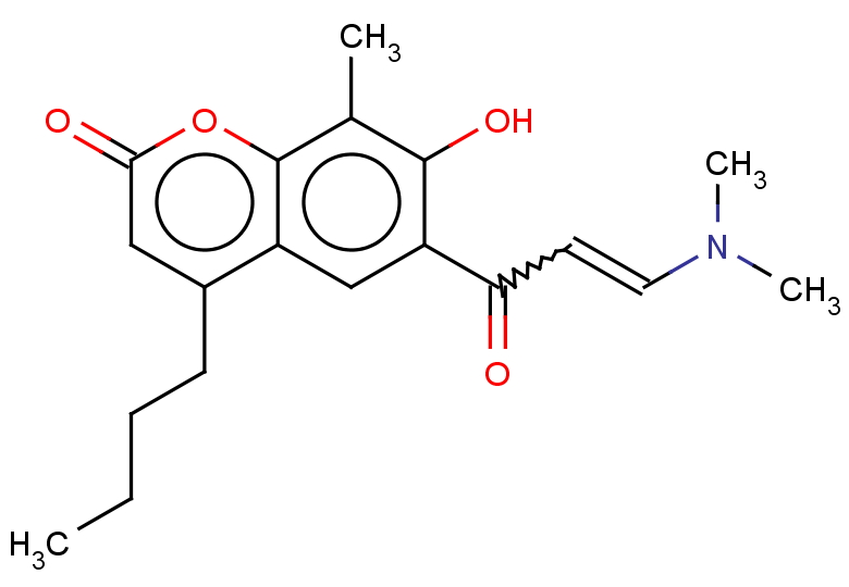 4-butyl-6-[3-(dimethylamino)prop-2-enoyl]-7-hydroxy-8-methyl-2H-chromen-2-one