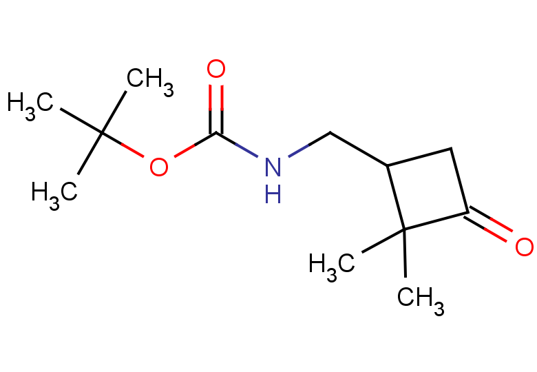 tert-butyl N-[(2,2-dimethyl-3-oxocyclobutyl)methyl]carbamate