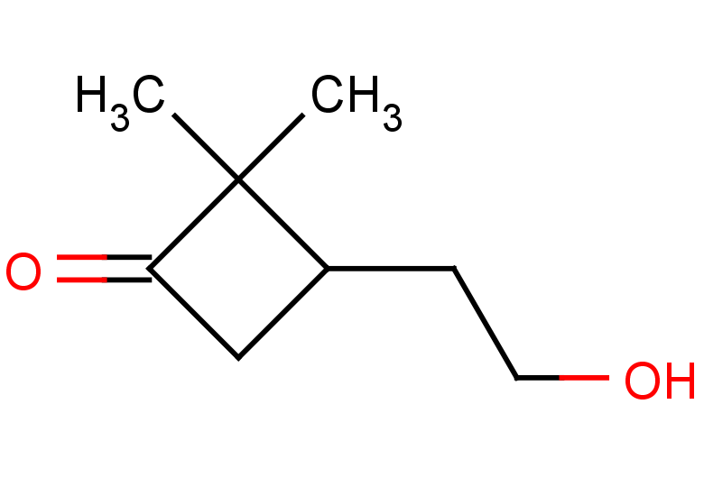 3-(2-hydroxyethyl)-2,2-dimethylcyclobutan-1-one