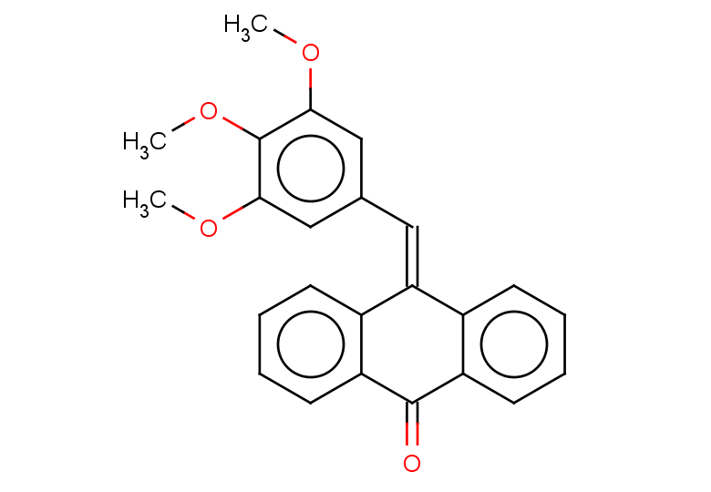 10-[(3,4,5-trimethoxyphenyl)methylidene]-9,10-dihydroanthracen-9-one
