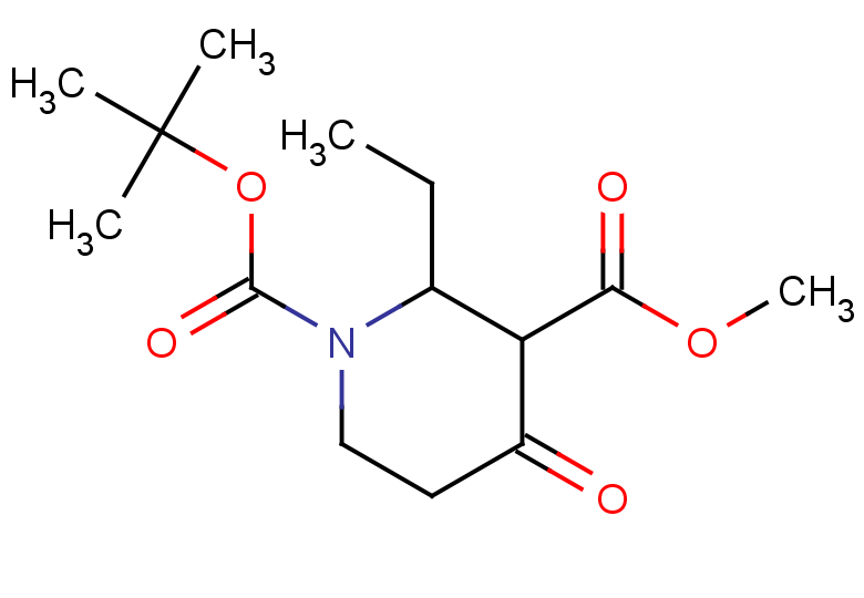 1-tert-butyl 3-methyl 2-ethyl-4-oxopiperidine-1,3-dicarboxylate