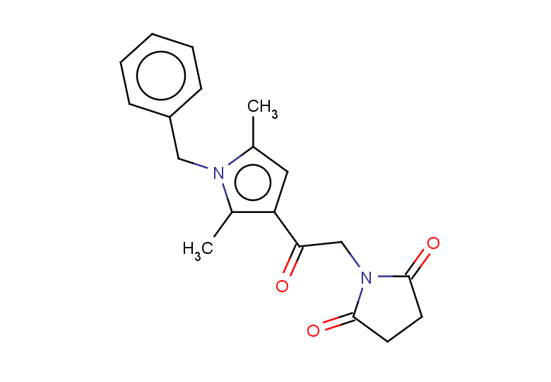 1-[2-(1-benzyl-2,5-dimethyl-1H-pyrrol-3-yl)-2-oxoethyl]pyrrolidine-2,5-dione
