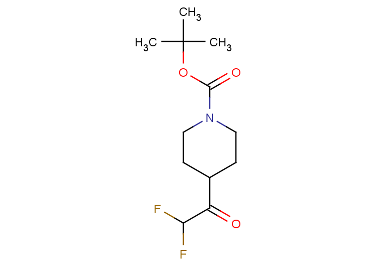 tert-butyl 4-(2,2-difluoroacetyl)piperidine-1-carboxylate