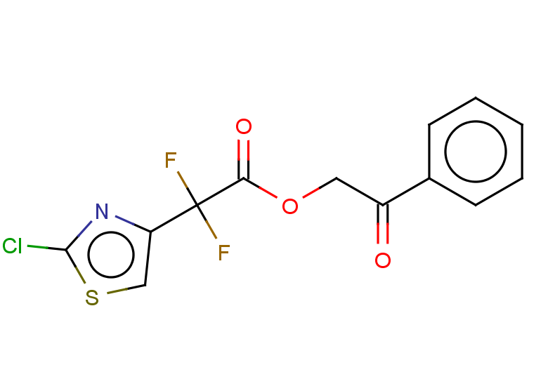 2-oxo-2-phenylethyl 2-(2-chloro-1,3-thiazol-4-yl)-2,2-difluoroacetate