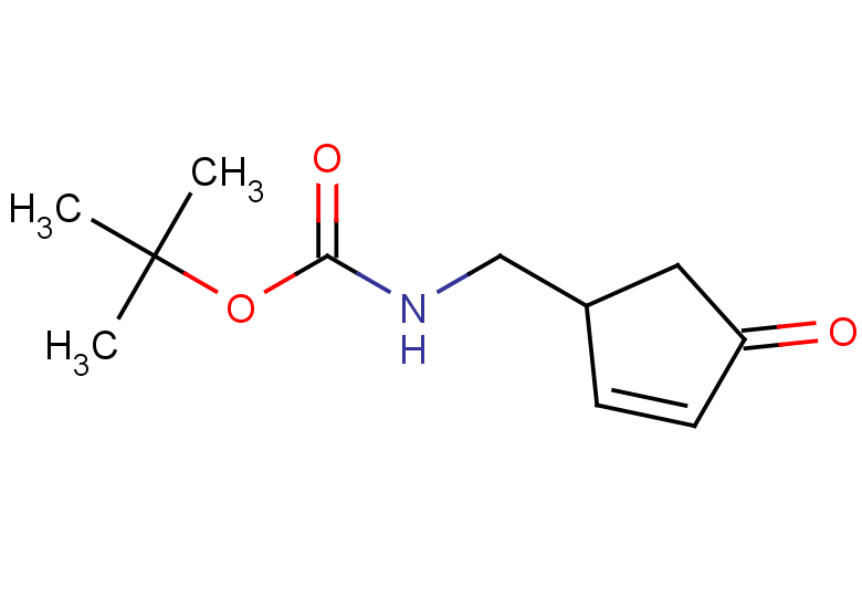 tert-butyl N-[(4-oxocyclopent-2-en-1-yl)methyl]carbamate
