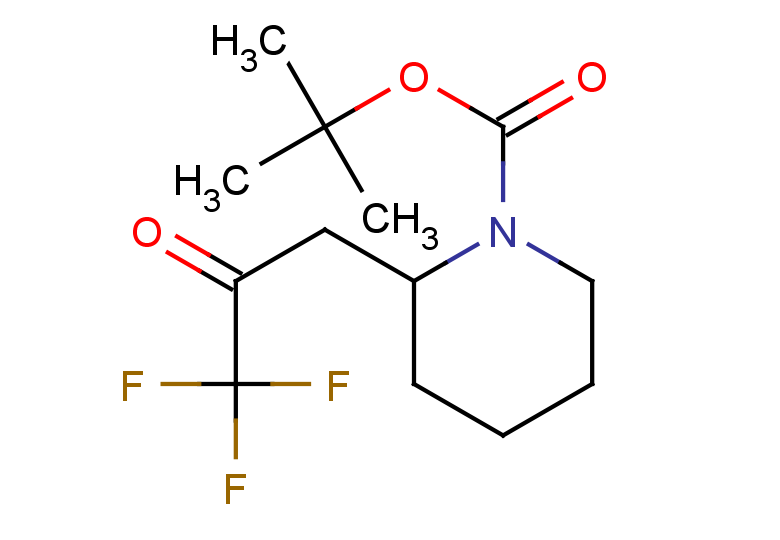 tert-butyl 2-(3,3,3-trifluoro-2-oxopropyl)piperidine-1-carboxylate