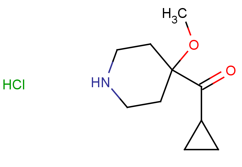 4-cyclopropanecarbonyl-4-methoxypiperidine hydrochloride