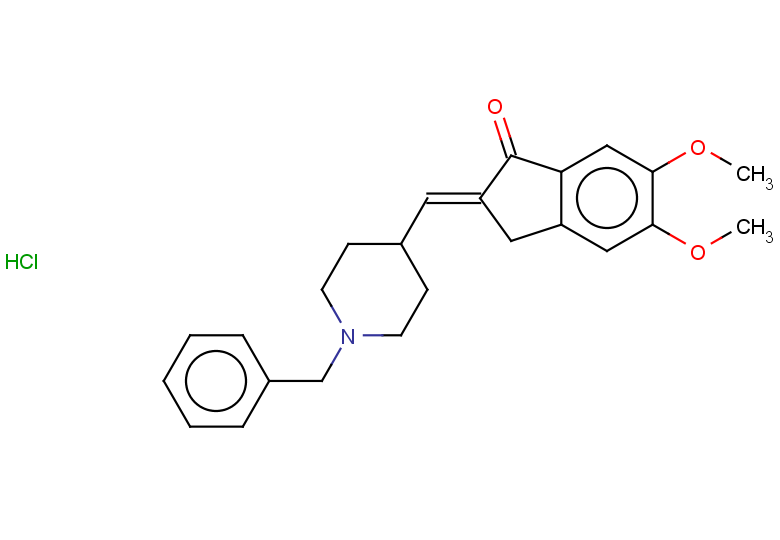 (2E)-2-[(1-benzylpiperidin-4-yl)methylidene]-5,6-dimethoxy-2,3-dihydro-1H-inden-1-one hydrochloride